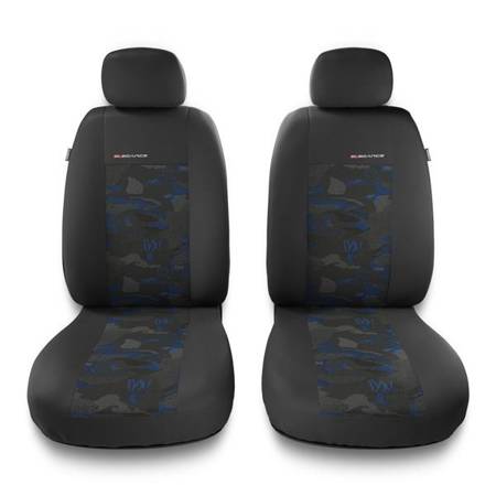 Universele autohoezen voor Alfa Romeo 146 (1994-2001) - autostoelhoezen - autostoelbeschermer set - Auto-Dekor - Elegance 1+1 - blauw