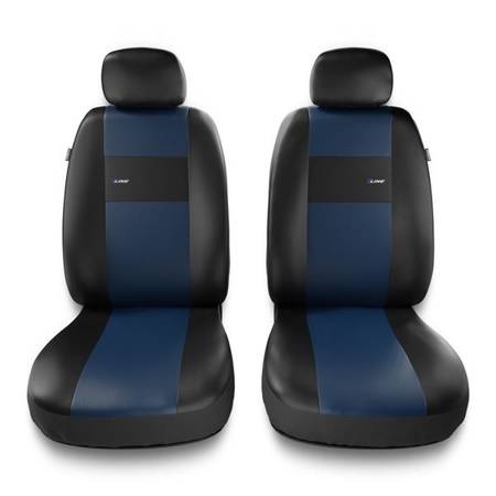 Universele autohoezen voor Alfa Romeo 146 (1994-2001) - autostoelhoezen - autostoelbeschermer set - Auto-Dekor - X-Line 1+1 - blauw