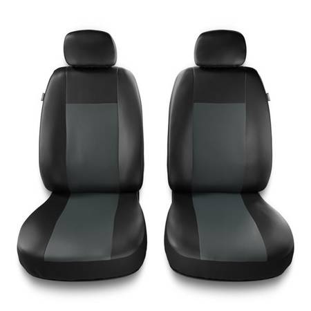 Universele autohoezen voor Alfa Romeo 156 I, II (1997-2007) - autostoelhoezen - autostoelbeschermer set - Auto-Dekor - Comfort 1+1 - grijs