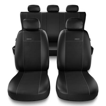 Universele autohoezen voor Alfa Romeo Giulietta (2010-2020) - autostoelhoezen - autostoelbeschermer set - Auto-Dekor - Premium - misura A - zwart