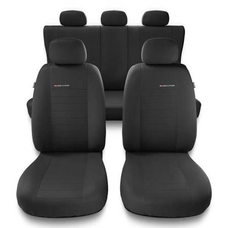 Universele autohoezen voor Audi A4 B5, B6, B7, B8, B9 (1995-....) - autostoelhoezen - autostoelbeschermer set - Auto-Dekor - Elegance - P-4