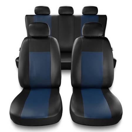 Universele autohoezen voor Audi A8 D2, D3, D4, D5 (1994-2019) - autostoelhoezen - autostoelbeschermer set - Auto-Dekor - Comfort - blauw