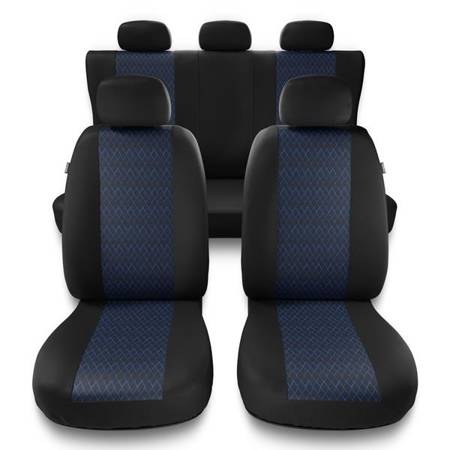 Universele autohoezen voor Audi Q3 I, II (2011-2019) - autostoelhoezen - autostoelbeschermer set - Auto-Dekor - Profi - blauw