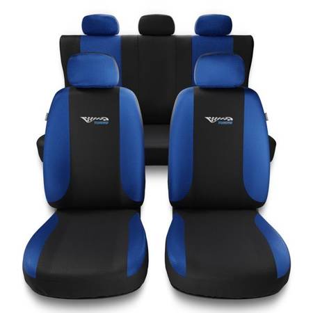 Universele autohoezen voor Citroen Nemo (2008-2019) - autostoelhoezen - autostoelbeschermer set - Auto-Dekor - Tuning - blauw