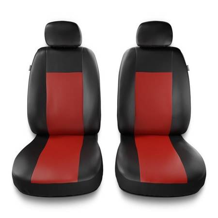 Universele autohoezen voor Daihatsu Sirion I, II, III (1998-2019) - autostoelhoezen - autostoelbeschermer set - Auto-Dekor - Comfort 1+1 - rood