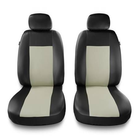 Universele autohoezen voor Fiat Cinquecento (1991-1998) - autostoelhoezen - autostoelbeschermer set - Auto-Dekor - Comfort 1+1 - beige