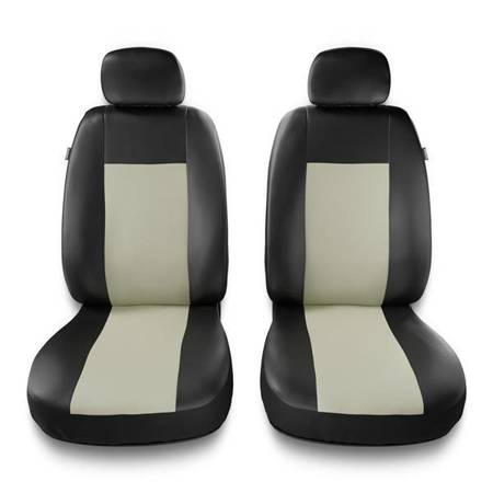 Universele autohoezen voor Hyundai Sonata II, III, IV, V (1993-2011) - autostoelhoezen - autostoelbeschermer set - Auto-Dekor - Comfort 1+1 - beige