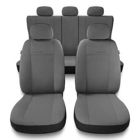 Universele autohoezen voor Hyundai Tucson I, II, III (2004-2019) - autostoelhoezen - autostoelbeschermer set - Auto-Dekor - Prestige - grijs