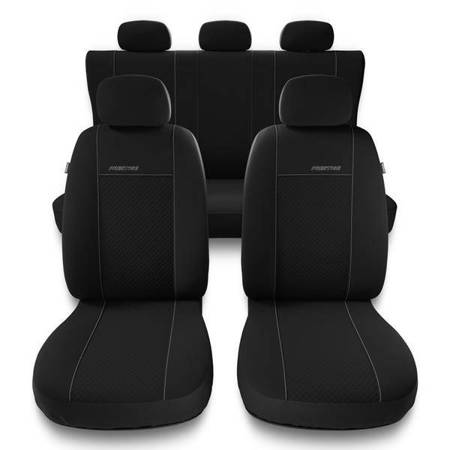 Universele autohoezen voor Hyundai Tucson I, II, III (2004-2019) - autostoelhoezen - autostoelbeschermer set - Auto-Dekor - Prestige - zwart