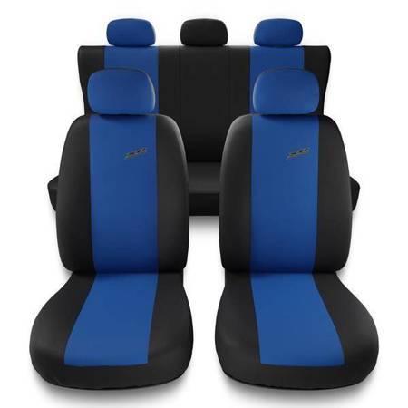 Universele autohoezen voor Hyundai ix35 (2010-2015) - autostoelhoezen - autostoelbeschermer set - Auto-Dekor - XR - blauw