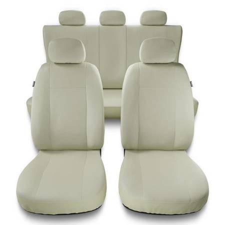 Universele autohoezen voor Volkswagen New Beetle (1998-2005) - autostoelhoezen - autostoelbeschermer set - Auto-Dekor - Comfort Plus - beige