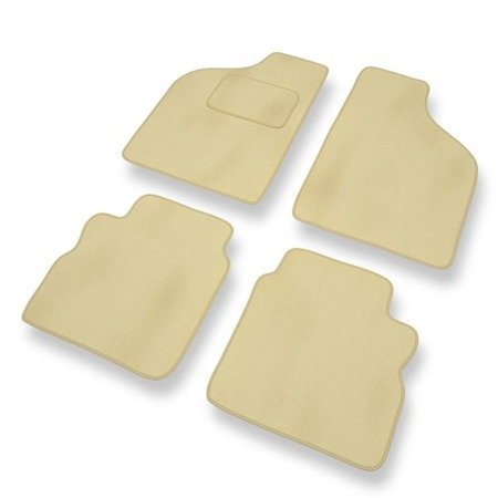 Velours automatten voor Alfa Romeo 33 II (1990-1995) - vloermatten - mattenset - DGS Autodywan - beige