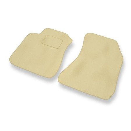 Velours automatten voor Alfa Romeo Spider (2006-2010) - vloermatten - mattenset - DGS Autodywan - beige