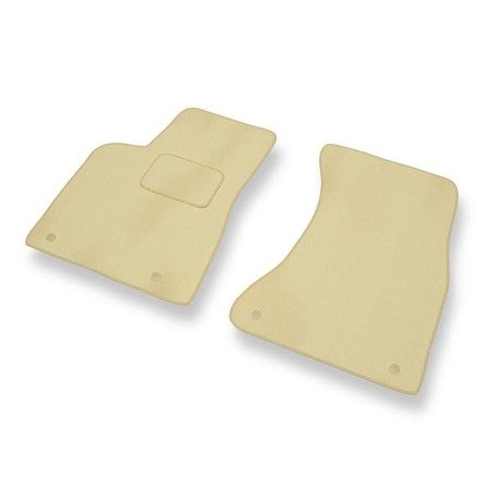 Velours automatten voor Audi Q5 I 8R (2008-2016) - vloermatten - mattenset - DGS Autodywan - beige