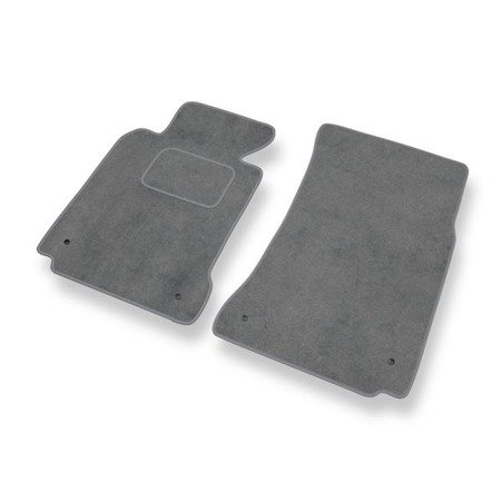 Velours automatten voor BMW 5 M5 III E39 (1998-2003) - vloermatten - mattenset - DGS Autodywan - grijs