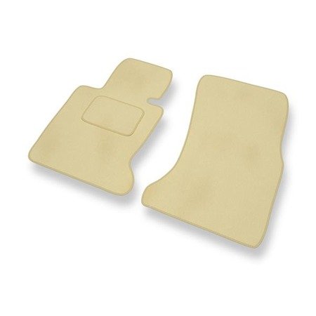 Velours automatten voor BMW 7 IV E65/E66 (2001-2008) - vloermatten - mattenset - DGS Autodywan - beige