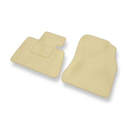 Velours automatten voor BMW X5 I E53 (1999-2006) - vloermatten - mattenset - DGS Autodywan - beige