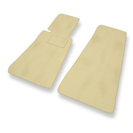 Velours automatten voor BMW Z1 (1989-1991) - vloermatten - mattenset - DGS Autodywan - beige