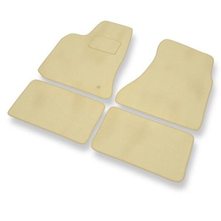 Velours automatten voor Chrysler 300C I (2005-2010) - vloermatten - mattenset - DGS Autodywan - beige