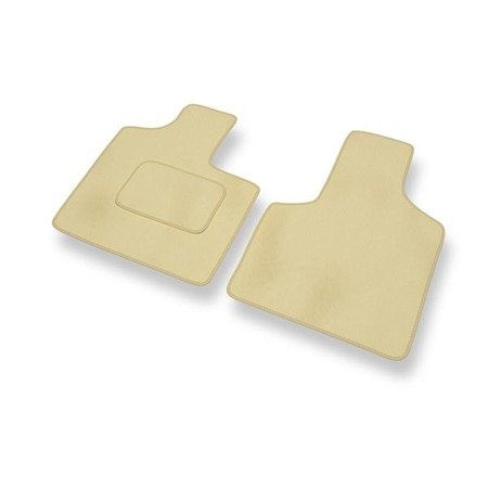 Velours automatten voor Chrysler Grand Voyager III (1996-2000) - vloermatten - mattenset - DGS Autodywan - beige