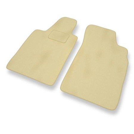 Velours automatten voor Fiat Barchetta (1995-2005) - vloermatten - mattenset - DGS Autodywan - beige