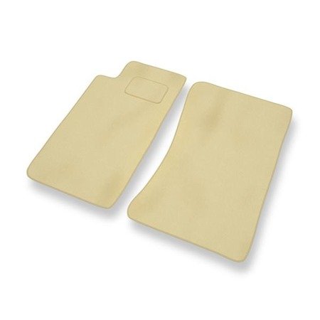 Velours automatten voor Mazda MX-5 I (1990-1998) - vloermatten - mattenset - DGS Autodywan - beige