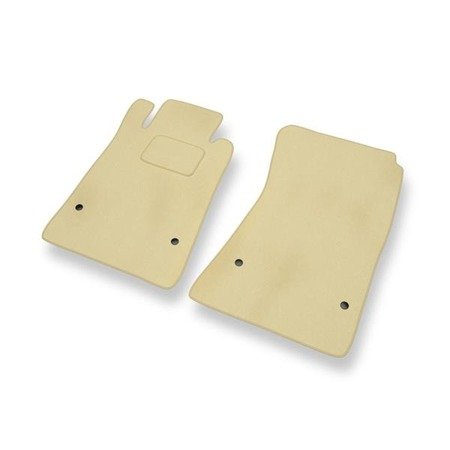 Velours automatten voor Mercedes-Benz SLK R171 (2004-2011) - vloermatten - mattenset - DGS Autodywan - beige