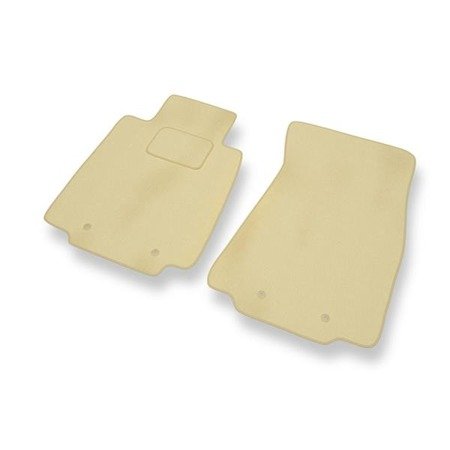 Velours automatten voor Nissan 370Z (2008-2020) - vloermatten - mattenset - DGS Autodywan - beige