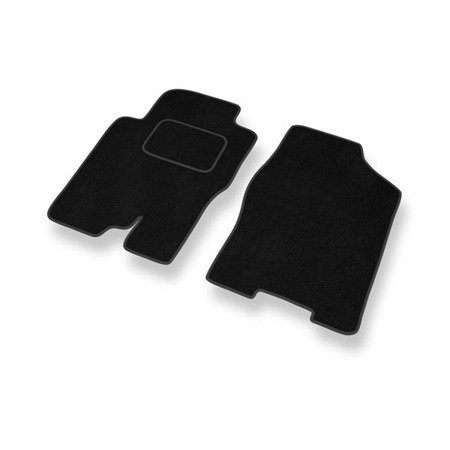 Velours automatten voor Nissan Pathfinder R51 (2005-2014) - vloermatten - mattenset - DGS Autodywan - zwart