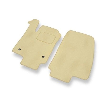 Velours automatten voor Opel Astra G (1998-2009) - vloermatten - mattenset - DGS Autodywan - beige