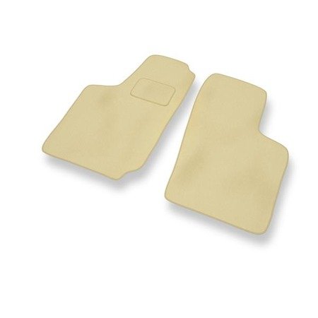 Velours automatten voor Opel Combo B (1993-2001) - vloermatten - mattenset - DGS Autodywan - beige