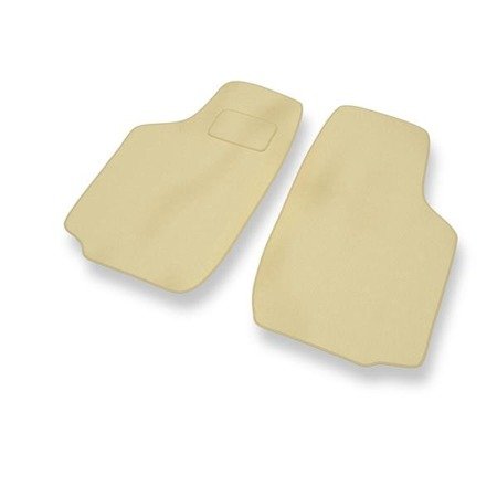 Velours automatten voor Opel Combo C (2001-2011) - vloermatten - mattenset - DGS Autodywan - beige