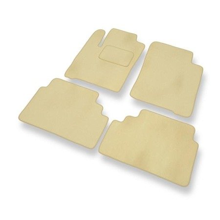 Velours automatten voor Renault Scenic I (1996-2003) - vloermatten - mattenset - DGS Autodywan - beige