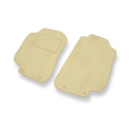 Velours automatten voor Saab 9-5 I (1997-2010) - vloermatten - mattenset - DGS Autodywan - beige