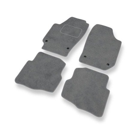 Velours automatten voor Seat Cordoba II 6L (2002-2009) - vloermatten - mattenset - DGS Autodywan - grijs