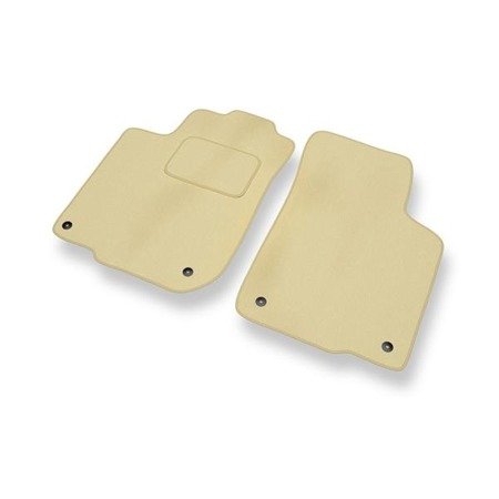 Velours automatten voor Skoda Octavia I (1996-2010) - vloermatten - mattenset - DGS Autodywan - beige