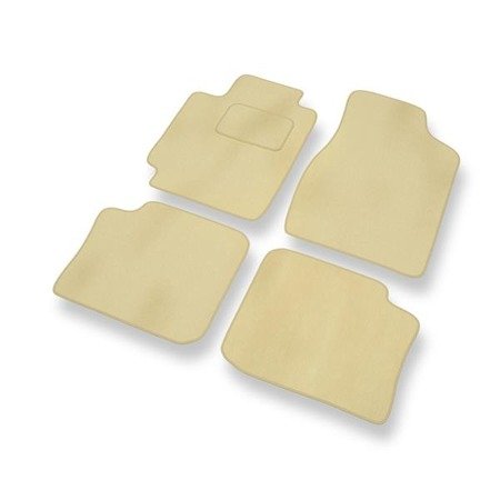 Velours automatten voor Toyota Camry V (2002-2006) - vloermatten - mattenset - DGS Autodywan - beige