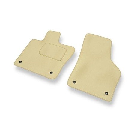 Velours automatten voor Volkswagen Beetle III (2011-2019) - vloermatten - mattenset - DGS Autodywan - beige