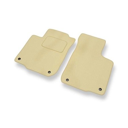 Velours automatten voor Volkswagen Golf IV (1997-2006) - vloermatten - mattenset - DGS Autodywan - beige