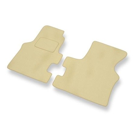 Velours automatten voor Volkswagen Transporter T4 (manuális sebességváltóval) (1990-2003) - vloermatten - mattenset - DGS Autodywan - beige