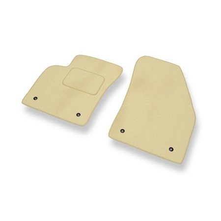 Velours automatten voor Volvo C30 I (2006-2012) - vloermatten - mattenset - DGS Autodywan - beige