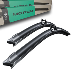 Auto ruitenwissers op de voorruit voor Opel Astra H Caravan, Coupé, Hatchback, Cabriolet, Sedan (03.2004-2014) - Wisserbladen set - Ruitenwissers - Motgum - vlak ECO bladen