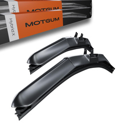 Auto ruitenwissers op de voorruit voor Alfa Romeo MiTo Hatchback (05.2008-2018) - Wisserbladen set - Ruitenwissers - Motgum - hybride X bladen