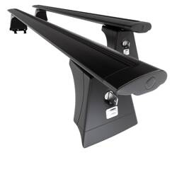 Aluminium dakdrager voor Skoda Octavia mk I Liftback (2001-2004) - zwart Imperiaal - Amos - β-102 - Dynamic - bevestigingspunten