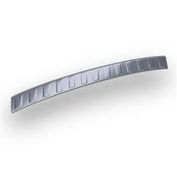 Stalen achterbumperstrip voor Seat Leon III 5F Sportstourer (5 deuren) - (2013-2019) - Croni - Trapeze - zilver (mat)