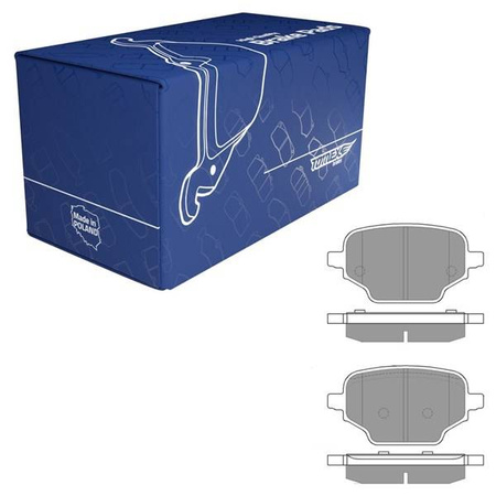 Remblokken voor Peugeot Rifter Bestelwagen (2018-....) - Tomex - TX 19-92 (achteras)