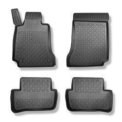 TPE automatten voor Mercedes-Benz C-Klasse W204 Limousine (04.2007-02.2014) - vloermatten - mattenset - Aristar - Guardliner - set - 4 stuks