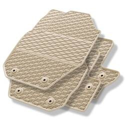 Rubberen automatten voor Volvo V60 I (2010-2018) - rubber vloermatten - mattenset - gummimatten - beige - Geyer & Hosaja - 854/4B