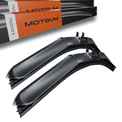 Auto ruitenwissers op de voorruit voor Opel Movano B Bestelwagen (04.2010-2022) - Wisserbladen set - Ruitenwissers - Motgum - hybride X bladen