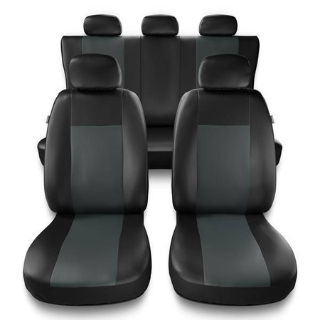 Universele autohoezen voor Alfa Romeo MiTo (2008-2018) - autostoelhoezen - autostoelbeschermer set - Auto-Dekor - Comfort - grijs